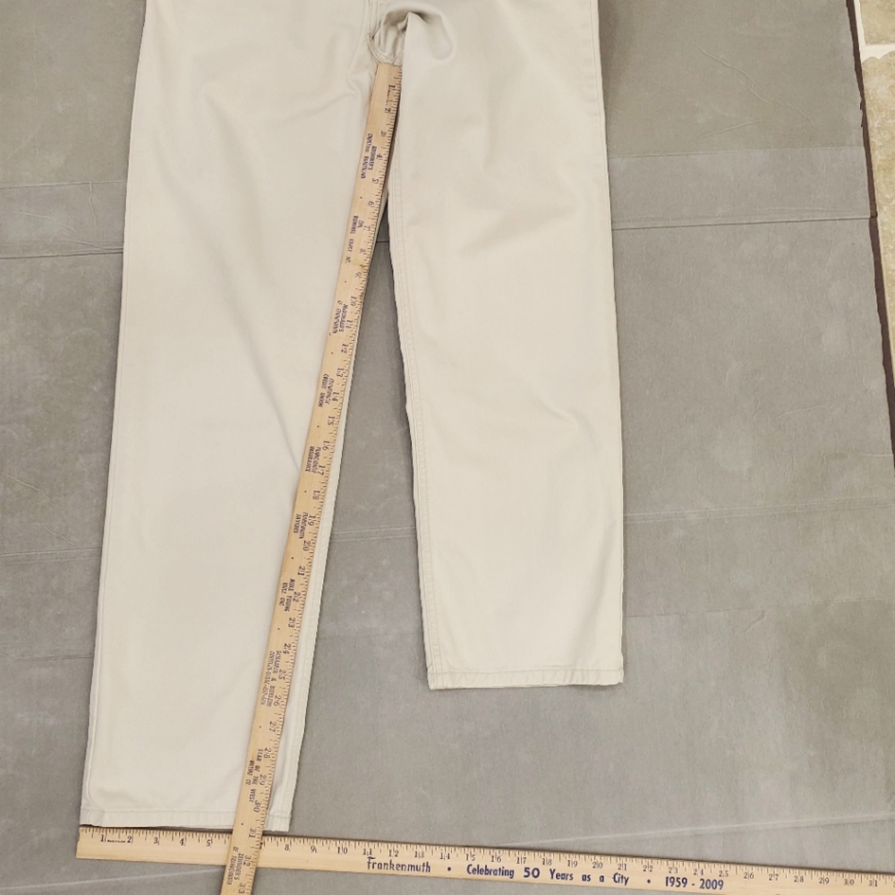 Polo Ralph Lauren pants women's size 8 beige khaki mid rise straight leg cotton - Picture 3 of 15